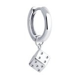 Серьга из серебра из серебро