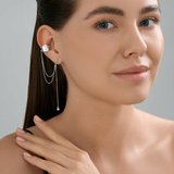 Серьга из серебра из серебро — вид 4