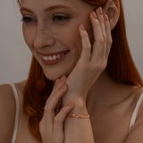 Браслет из золочёного серебра из серебро — вид 4