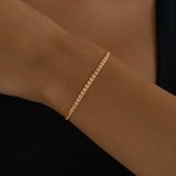 Браслет из золочёного серебра из серебро — вид 3