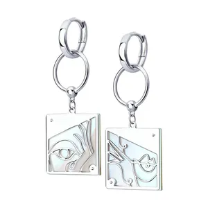 Серьги из серебра с перламутром