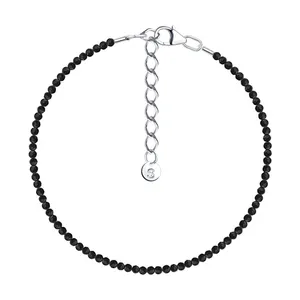 Браслет из серебра со шпинелью