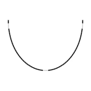 Колье из серебра с шпинелью