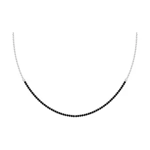 Колье из серебра с шпинелью