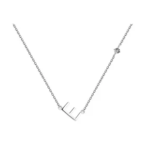 Колье из серебра с бриллиантом