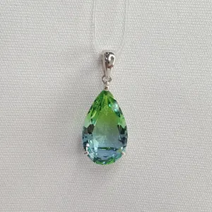 Подвеска из серебра с ситаллом