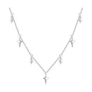 Колье из серебра с жемчугом