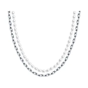 Колье из серебра с жемчугом