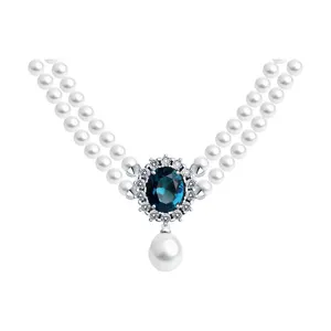 Колье из серебра с жемчугом