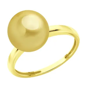 Кольцо из серебра с синтетическим жемчугом