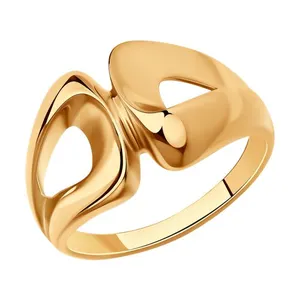 Кольцо из золочёного серебра