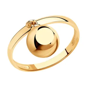 Кольцо из золоченого серебра