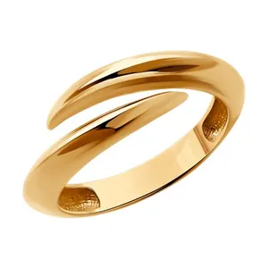 Кольцо из золочёного серебра