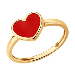 Кольцо из серебра с эмалью