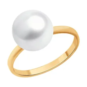 Кольцо из золочёного серебра