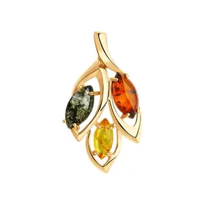 Подвеска из золочёного серебра