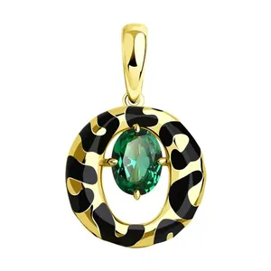 Подвеска из золочёного серебра