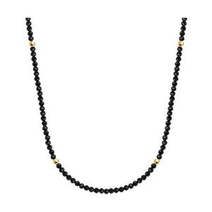 Колье из золочёного серебра с шпинелью