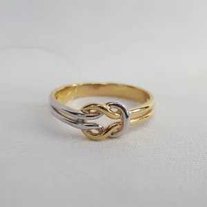 Кольцо из золочёного серебра