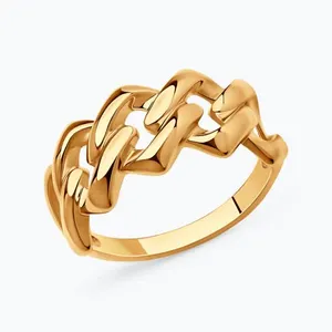 Кольцо из золочёного серебра