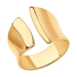 Кольцо из золочёного серебра