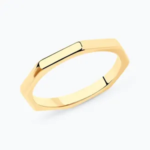 Кольцо из золочёного серебра