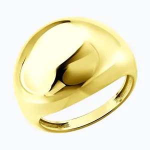 Кольцо из золочёного серебра