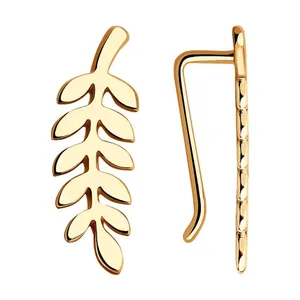 Серьги из золоченого серебра