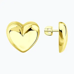 Серьги из золочёного серебра