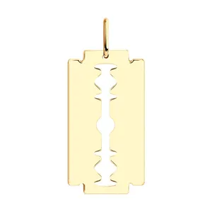 Подвеска из золочёного серебра