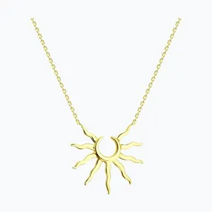 Колье из золоченого серебра