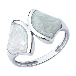 Кольцо из серебра с эмалью