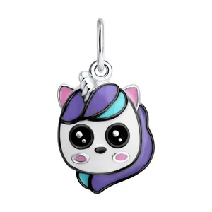 Подвеска из серебра с эмалью