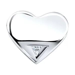 Подвеска из серебра с фианитом