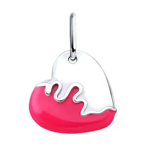 Подвеска из серебра с эмалью