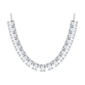 Колье из серебра с фианитами