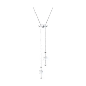 Колье из серебра со стеклом