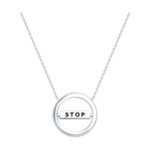 Колье из серебра с эмалью