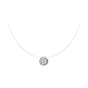 Колье из серебра с бриллиантами