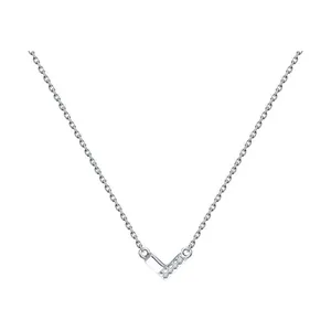 Колье из серебра с бриллиантами