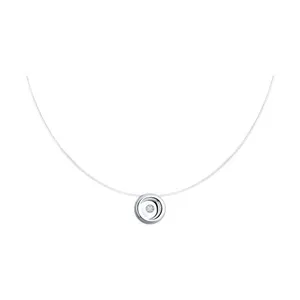 Колье из серебра с бриллиантом