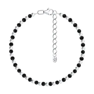 Браслет из серебра с шпинелью