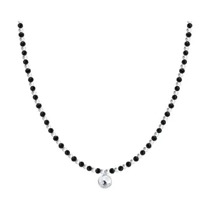 Колье из серебра с шпинелью