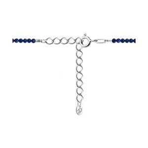 Колье из серебра с шпинелью