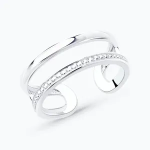 Кольцо на фалангу из серебра