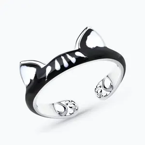 Кольцо из серебра с эмалью