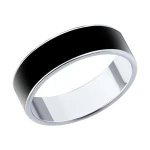 Кольцо из серебра с эмалью