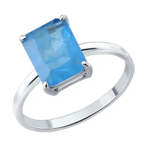 Кольцо из серебра с дуплетом