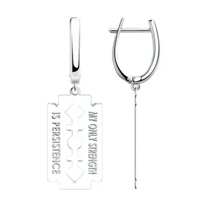 Серьги из серебра