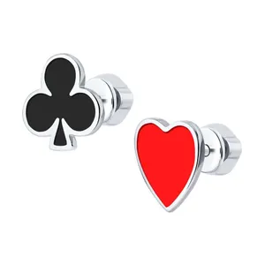 Серьги из серебра с эмалью